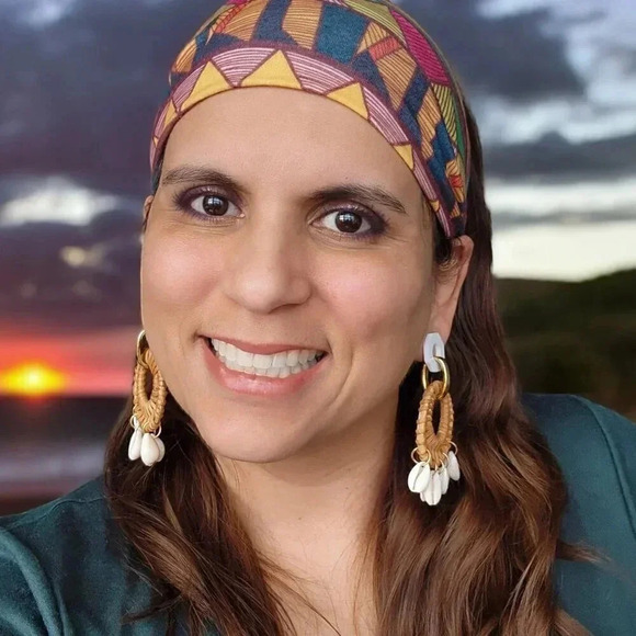 🆕️ Boho Chic Rattan Shell Earrings 18K Gold Plated Summer Beach Themed Vibes - Picture 3 of 9